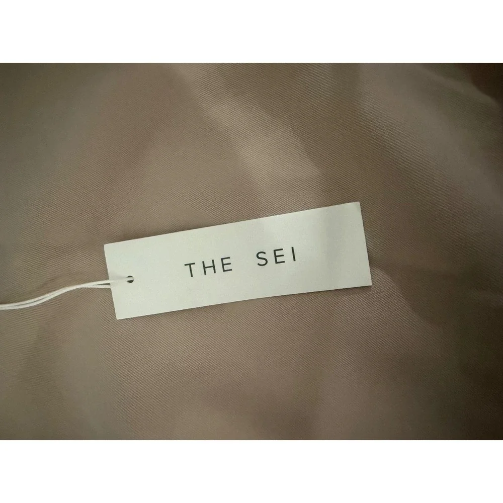 The Sei High‎ Waist Gathered Mini Skirt Size 2 • NWT • Beige/Ivory • Retail $391